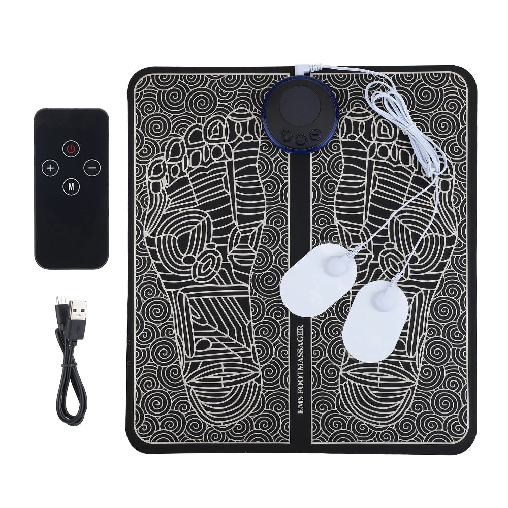 Rechargeable EMS Foot Massage Mat