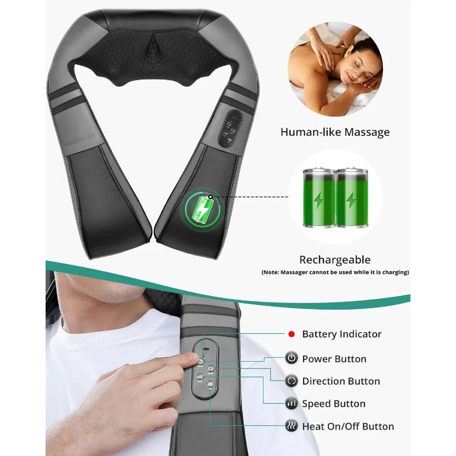 Rechargeable Heated Neck Massager