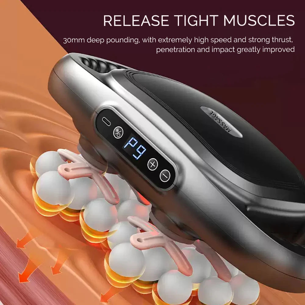 22-Head High-Frequency Massage Gun