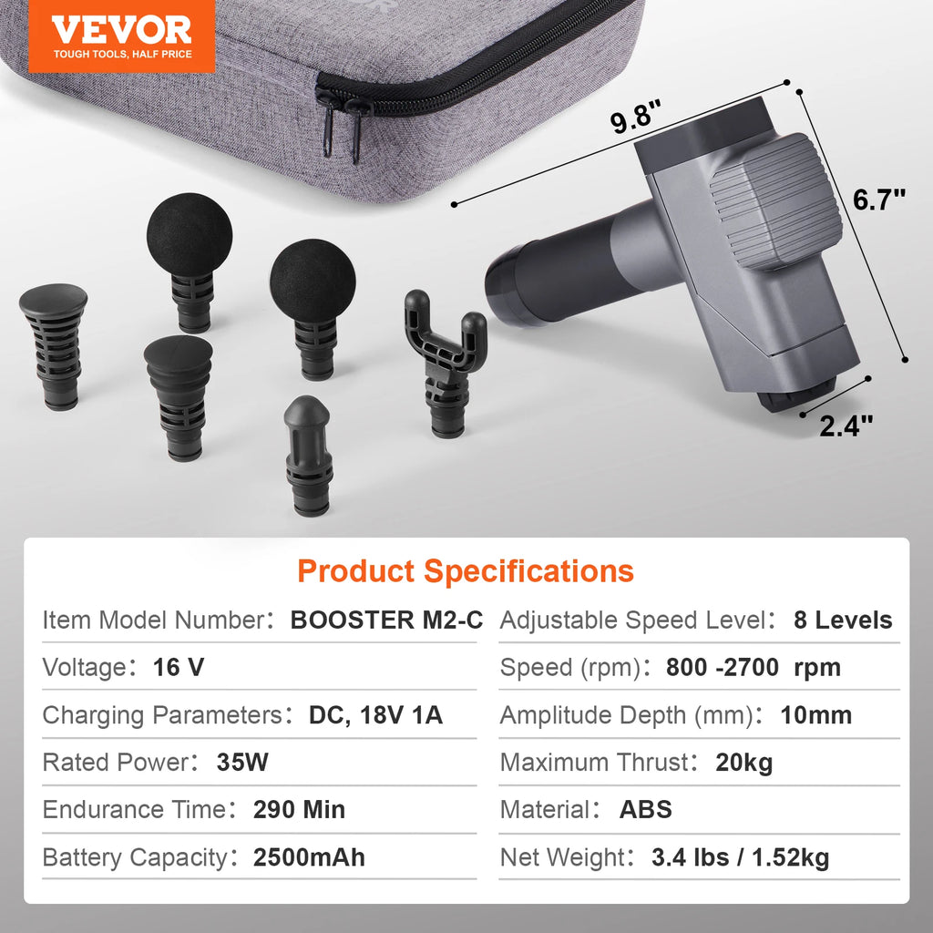 Percussion Massage Gun (8-Speed)