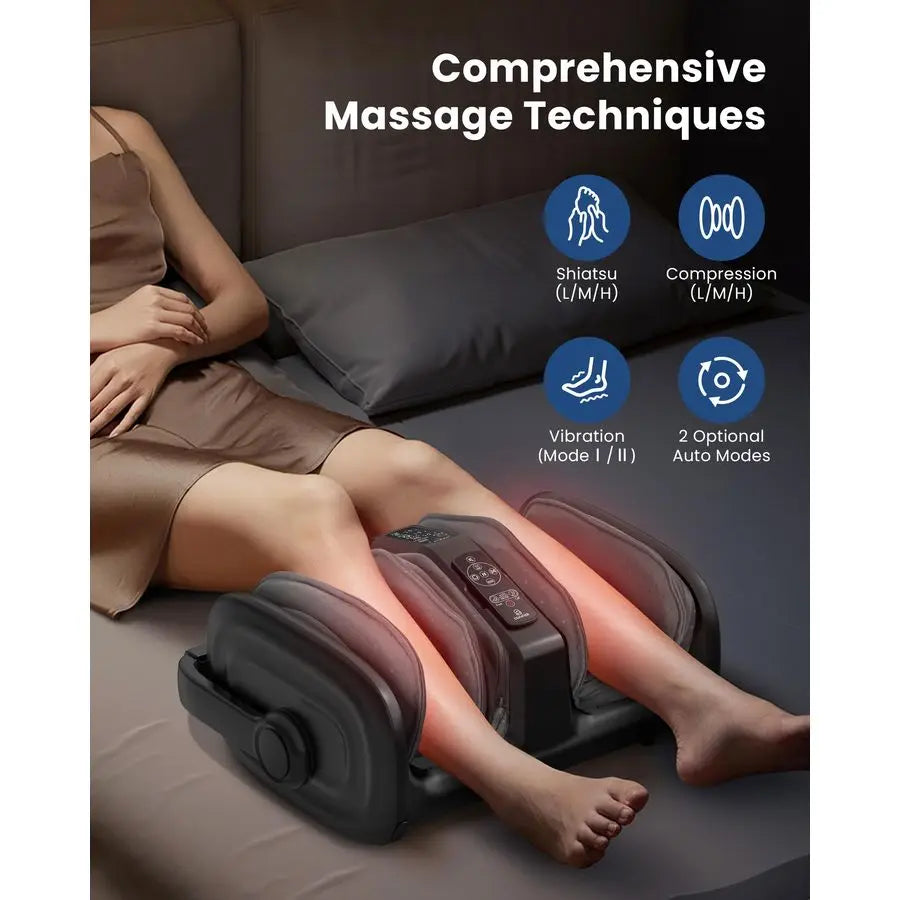 Shiatsu Foot & Calf Massager (Heated)