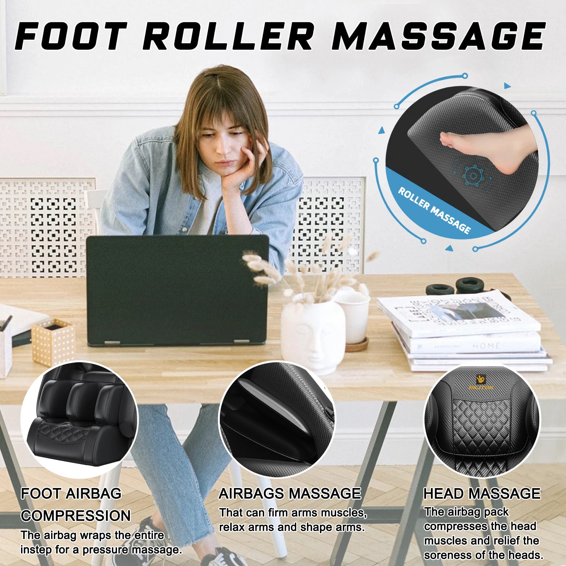 Zero Gravity Massage Recliner (Heated)